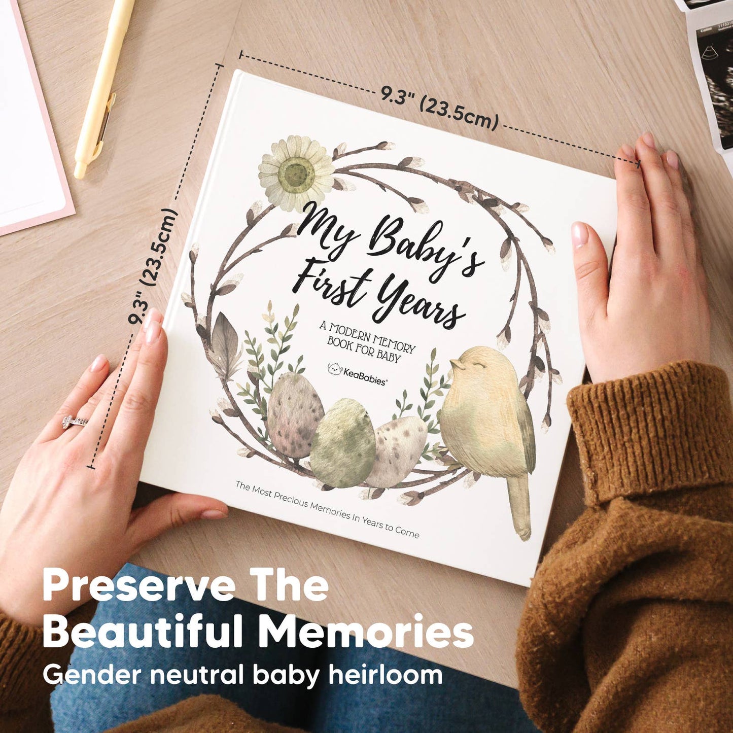 KeaBabies Baby First Years Memory Book - WonderLand