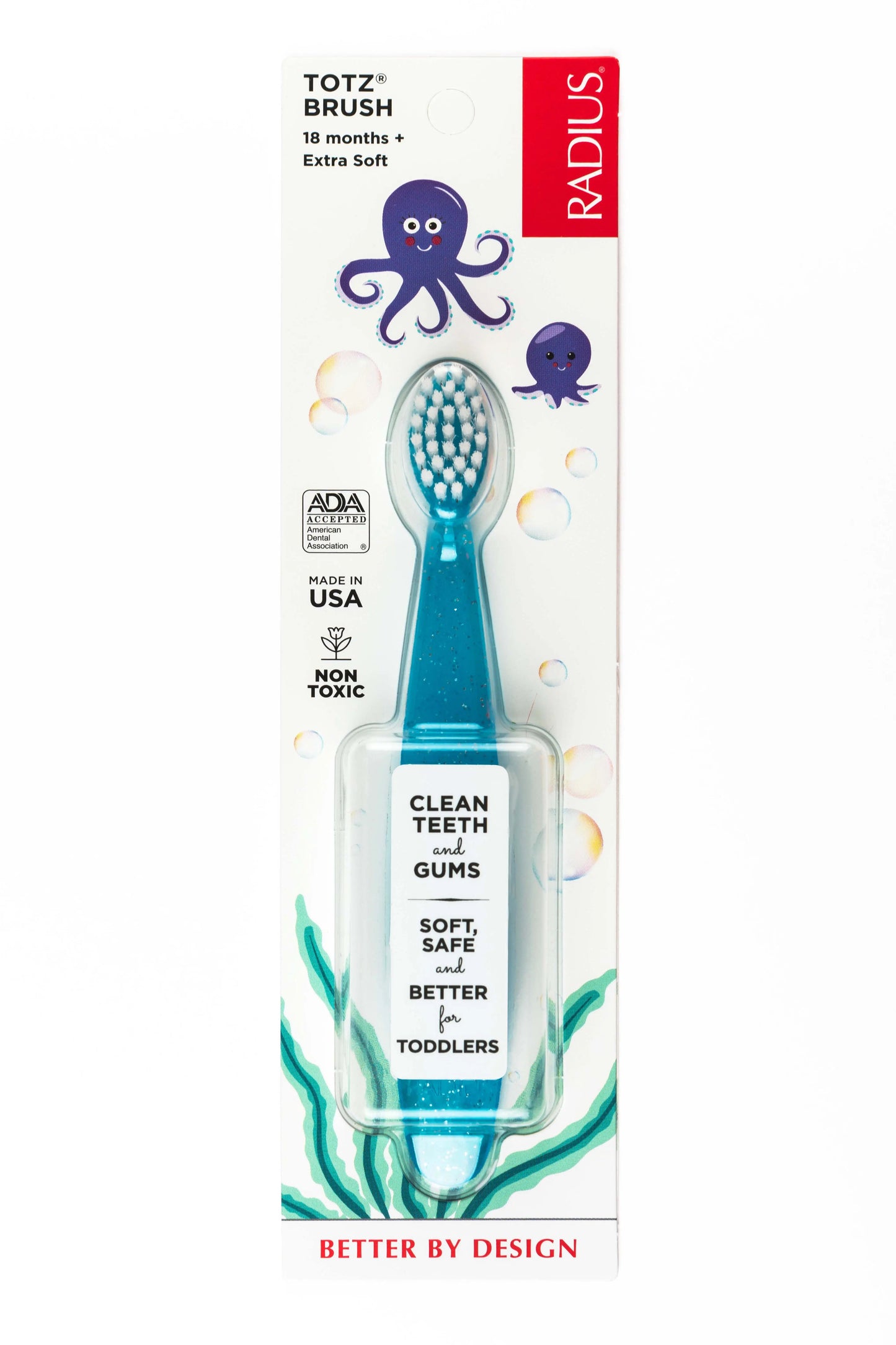 Radius Totz Brush 18 Mo+, Extra Soft