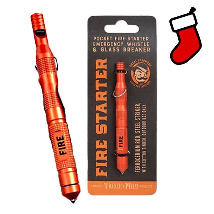 Emergency Fire Starter w/ Whistle