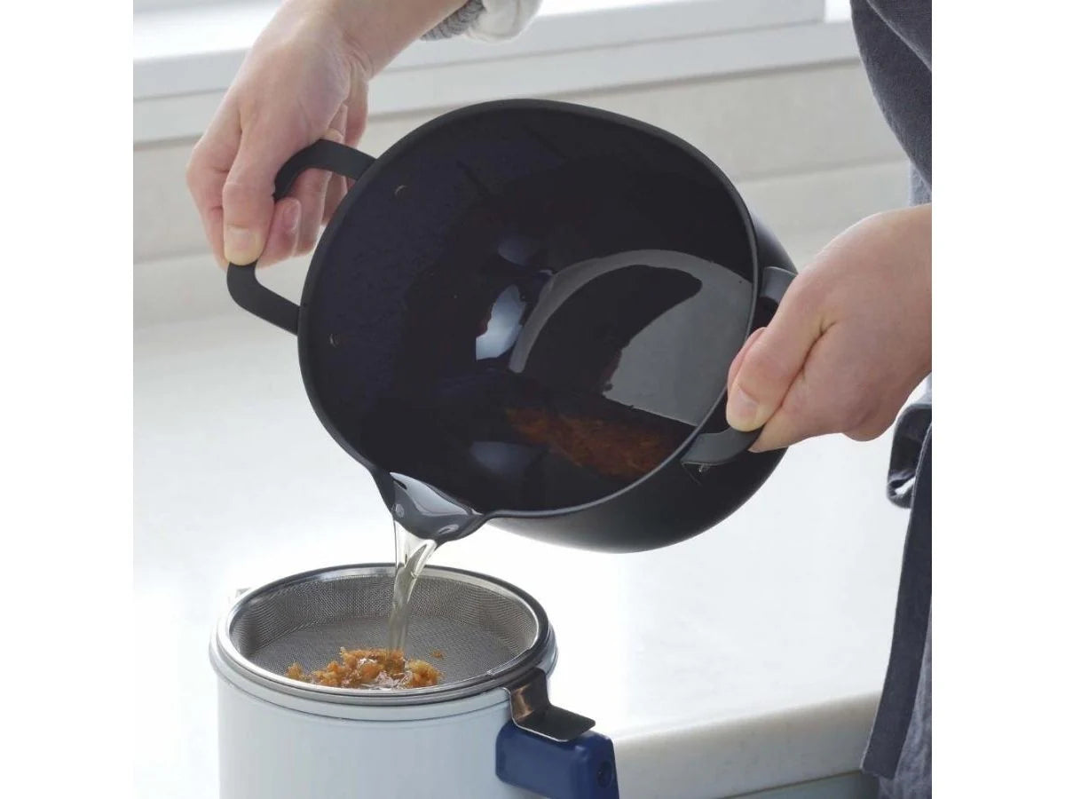 Aikata Tempura Pot (Iron Fryer, Spout Included)