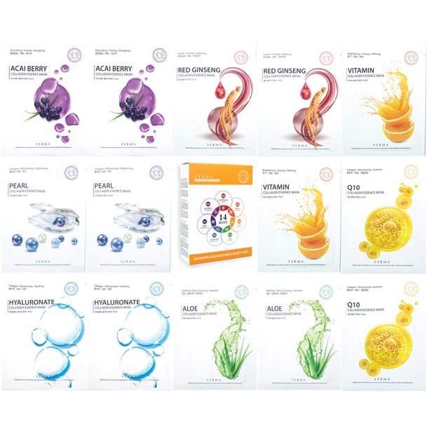 Yerma Rainbow Collagen Mask Beauty Box