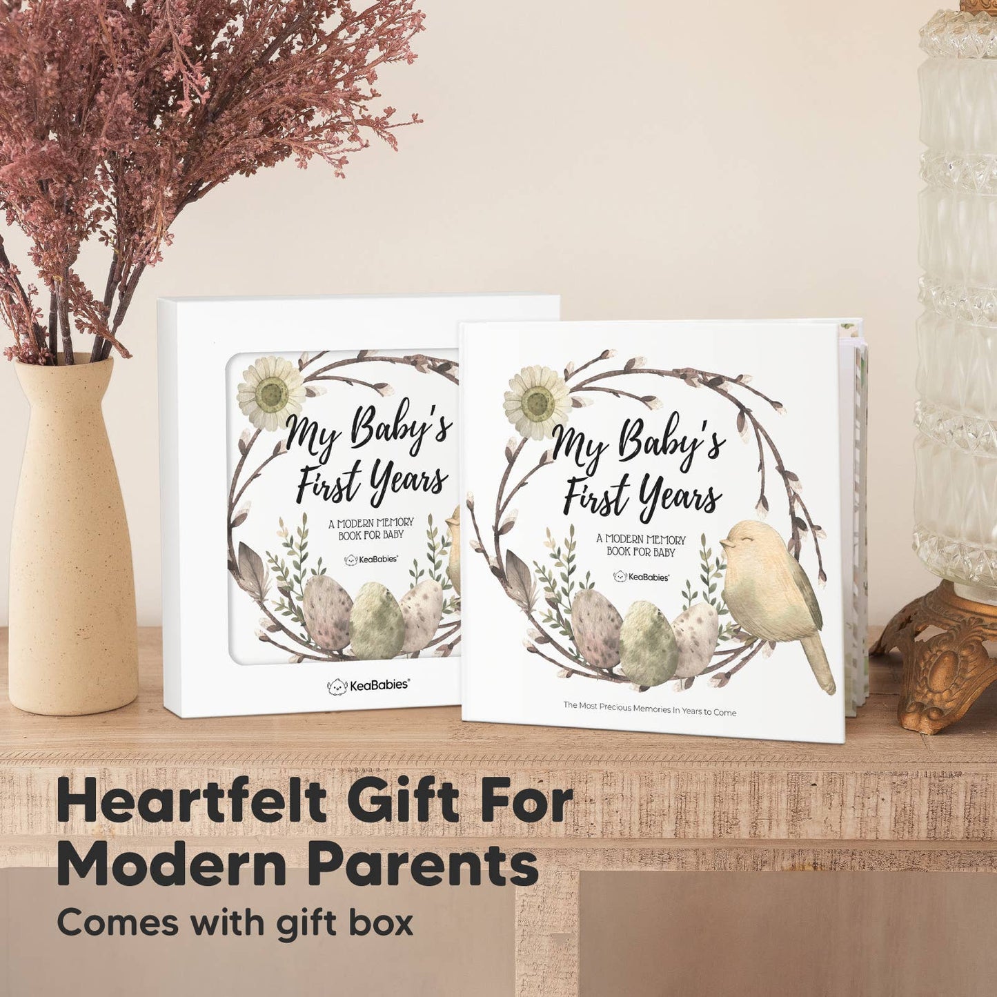 KeaBabies Baby First Years Memory Book - WonderLand