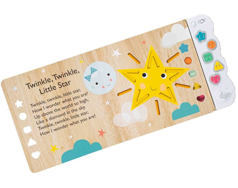 Touch and Trace Nursery Rhymes - Twinkle Twinkle Little Star with 5 Buttton Light