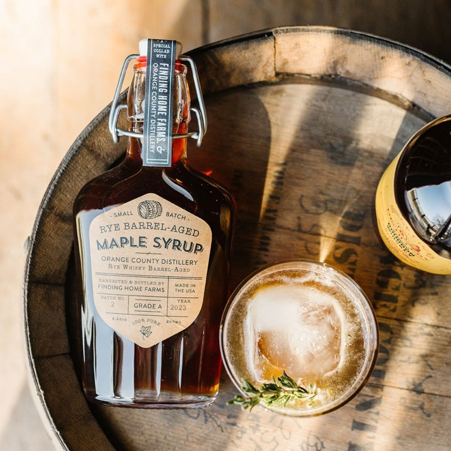 Rye Barrel-Aged Maple Syrup Swing Top Bottle