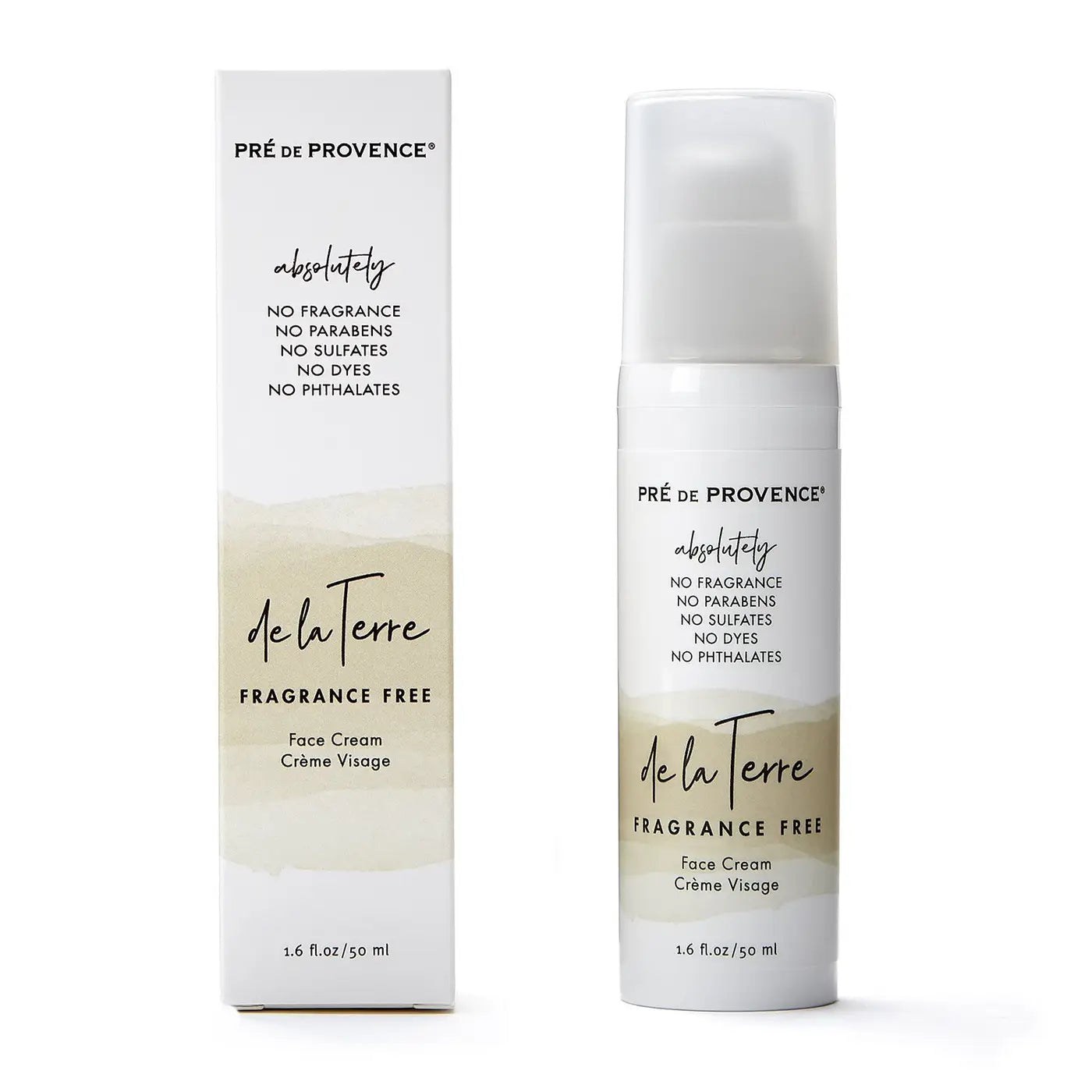 De la Terre - Unscented Face Cream 50ml