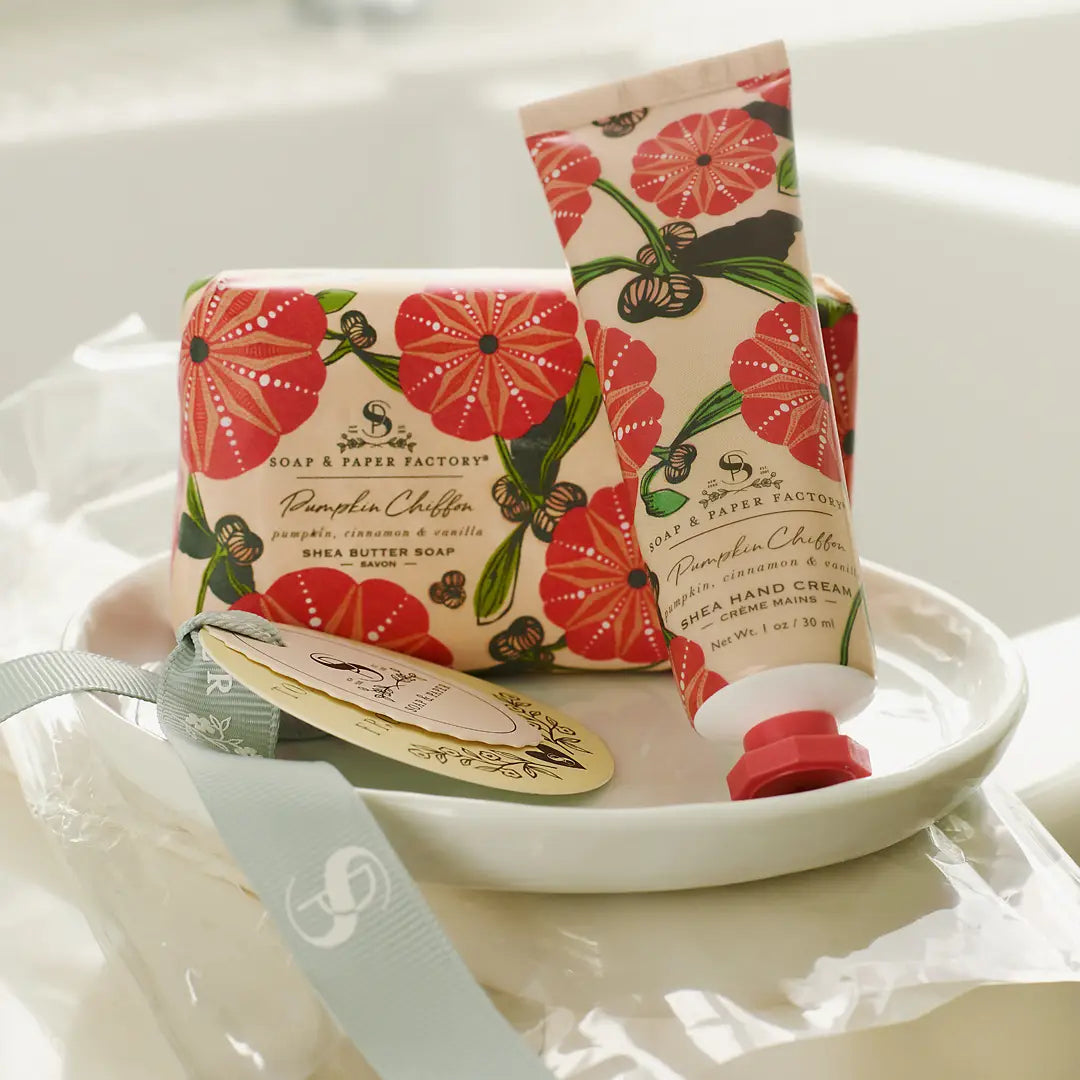 Pumpkin Chiffon Hand Cream & Soap Gift Set