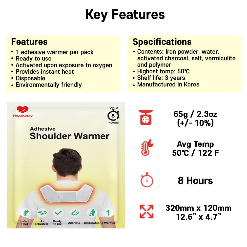 HappyDay Shoulder Warmer / Single use 8 hours