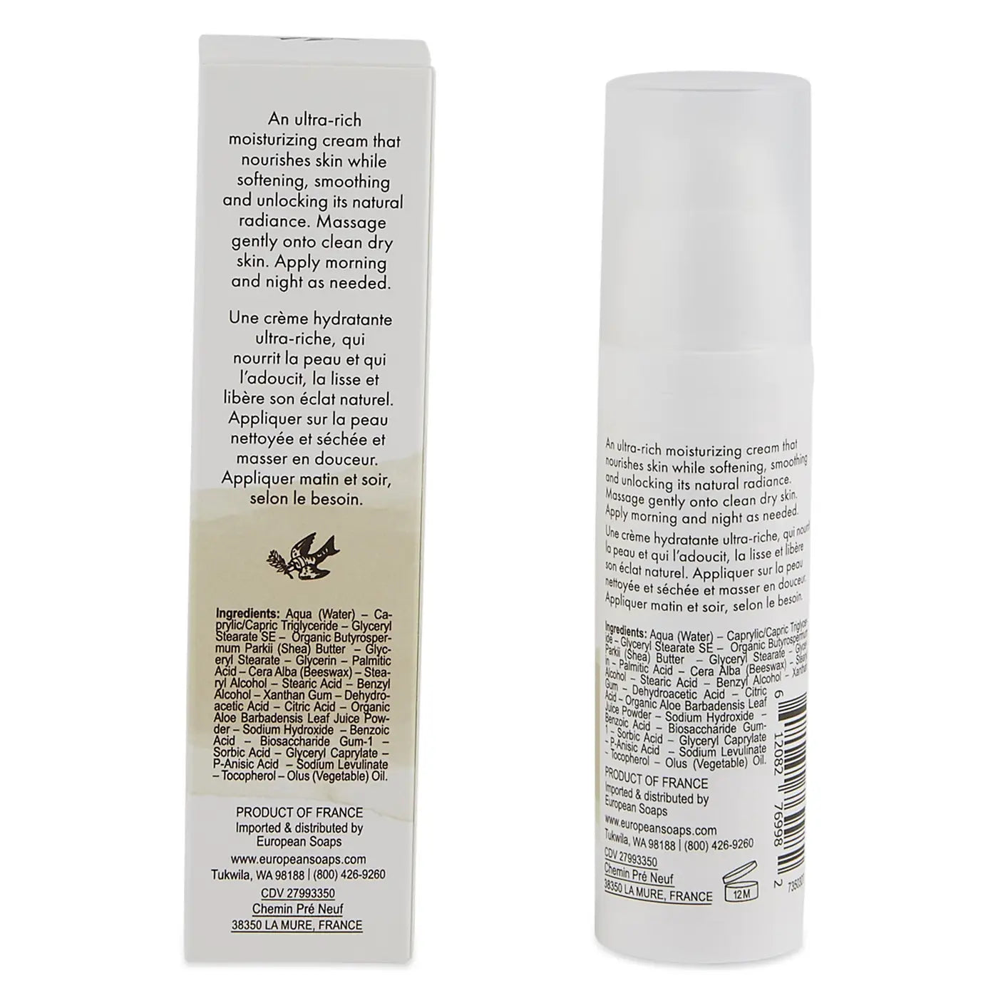 De la Terre - Unscented Face Cream 50ml