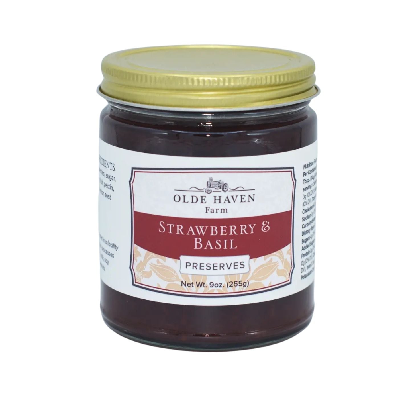 Strawberry Basil Preserves 9oz