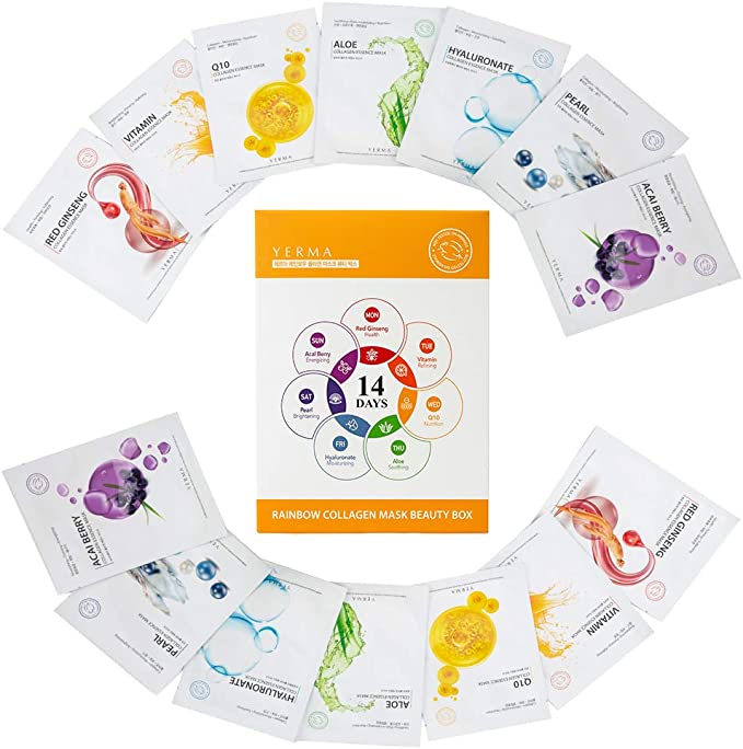 Yerma Rainbow Collagen Mask Beauty Box