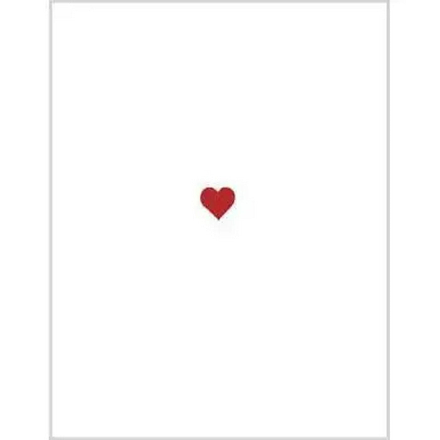 Love Greeting Card - Red Heart