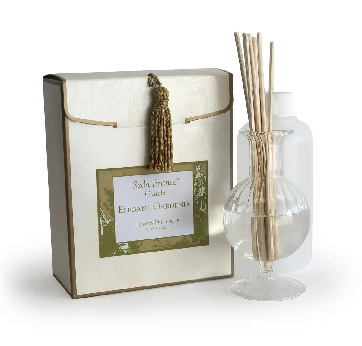 Mini Elegant Gardenia Classic Toile Diffuseur Set