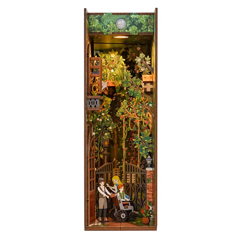 DIY Miniature House Book Nook Kit - Secret Garden