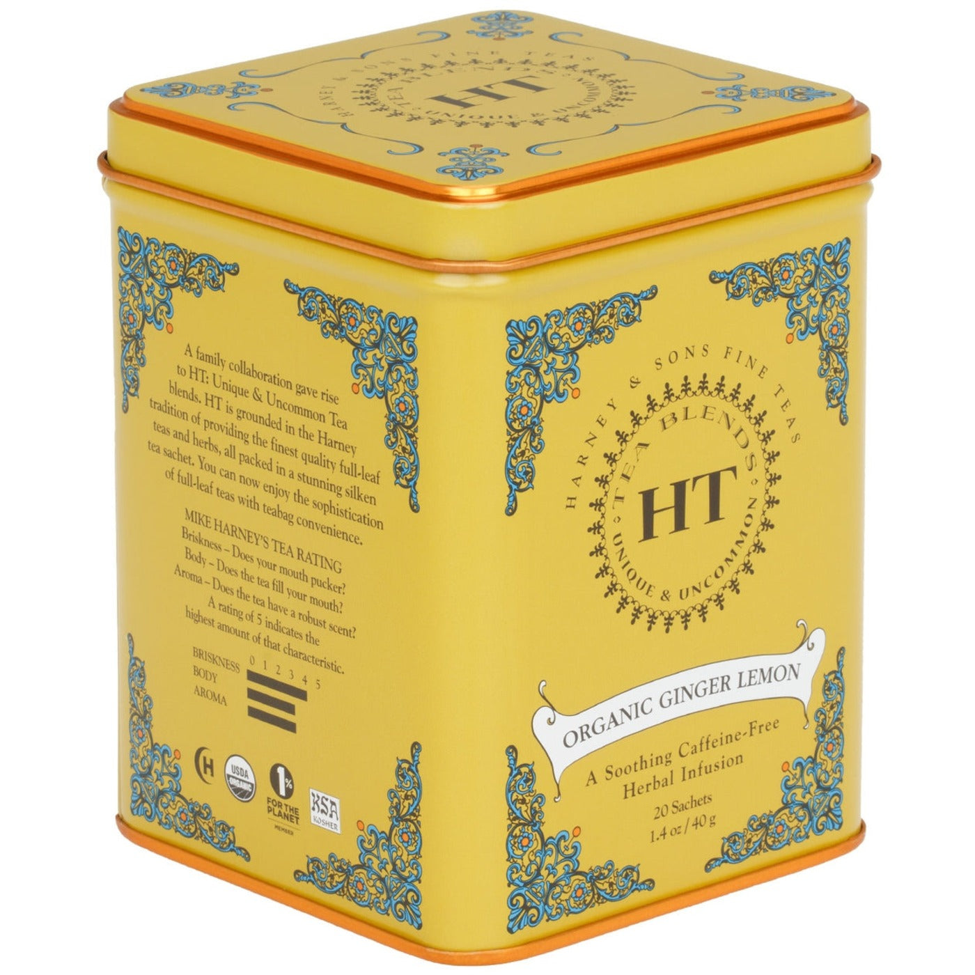 Organic Ginger Lemon (20 Sachets)