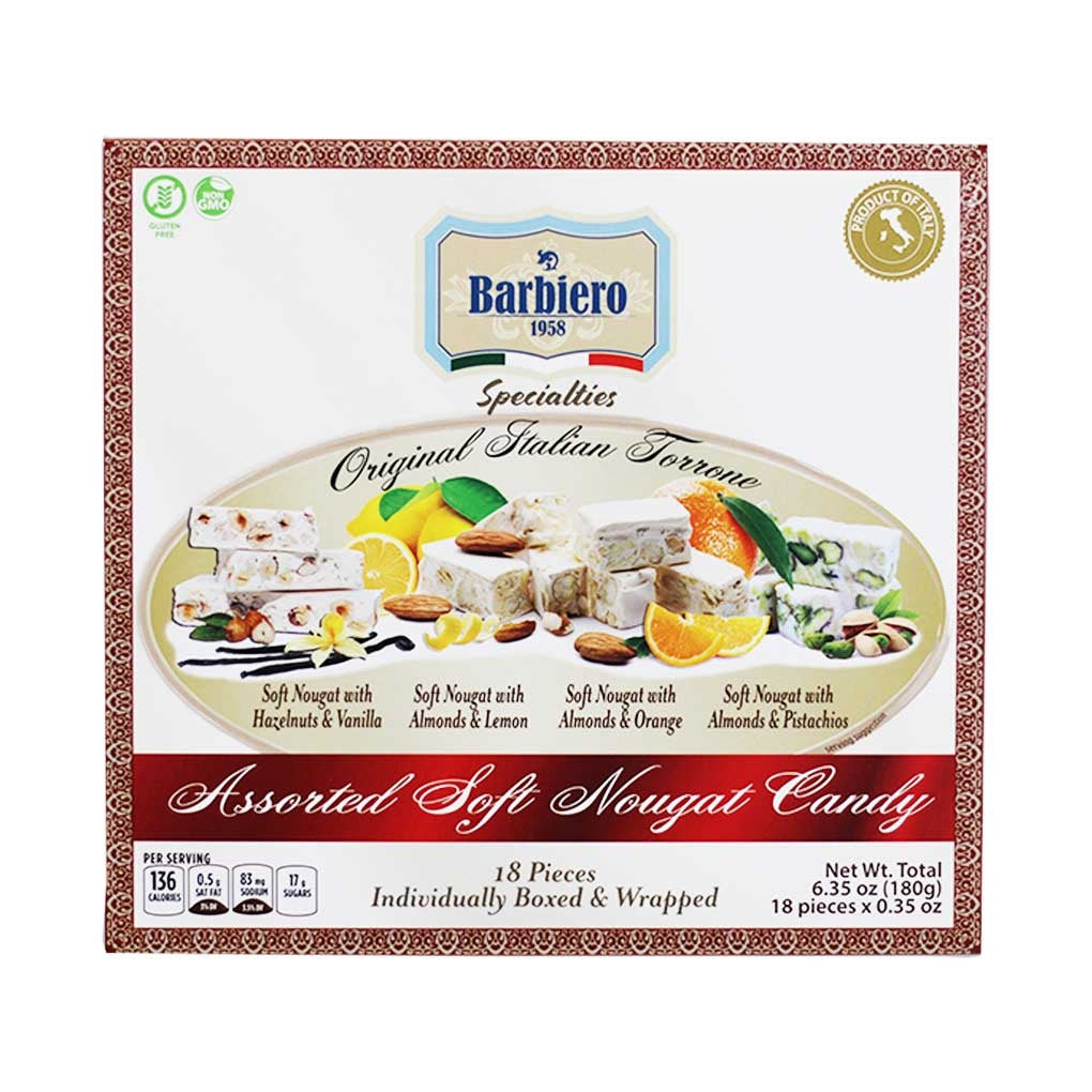 Barbiero Italian Assorted Soft Nougat Torrone