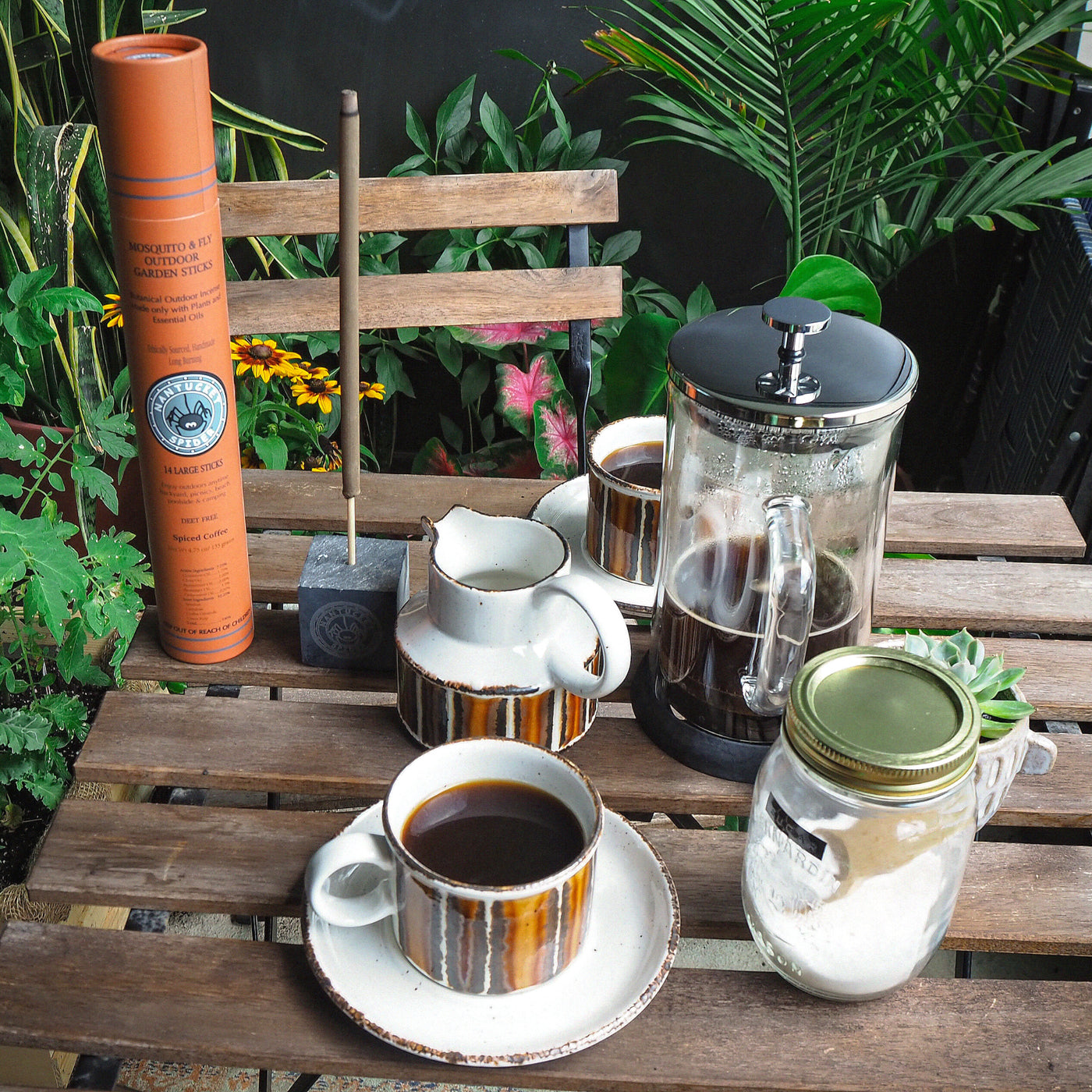Mosquito & Fly Repelling Outdoor Garden Incense Sticks - Spiced Coffee