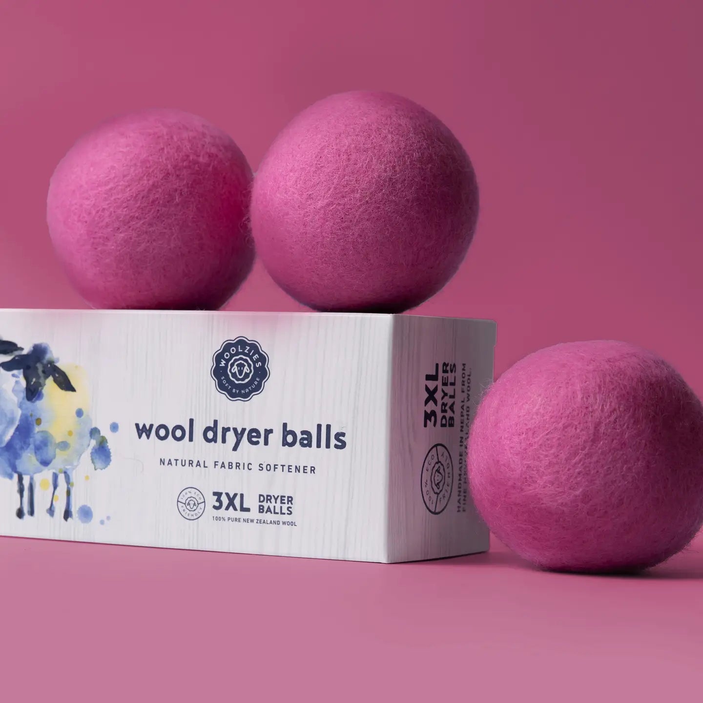 Wool Dryer Balls - Set of 3