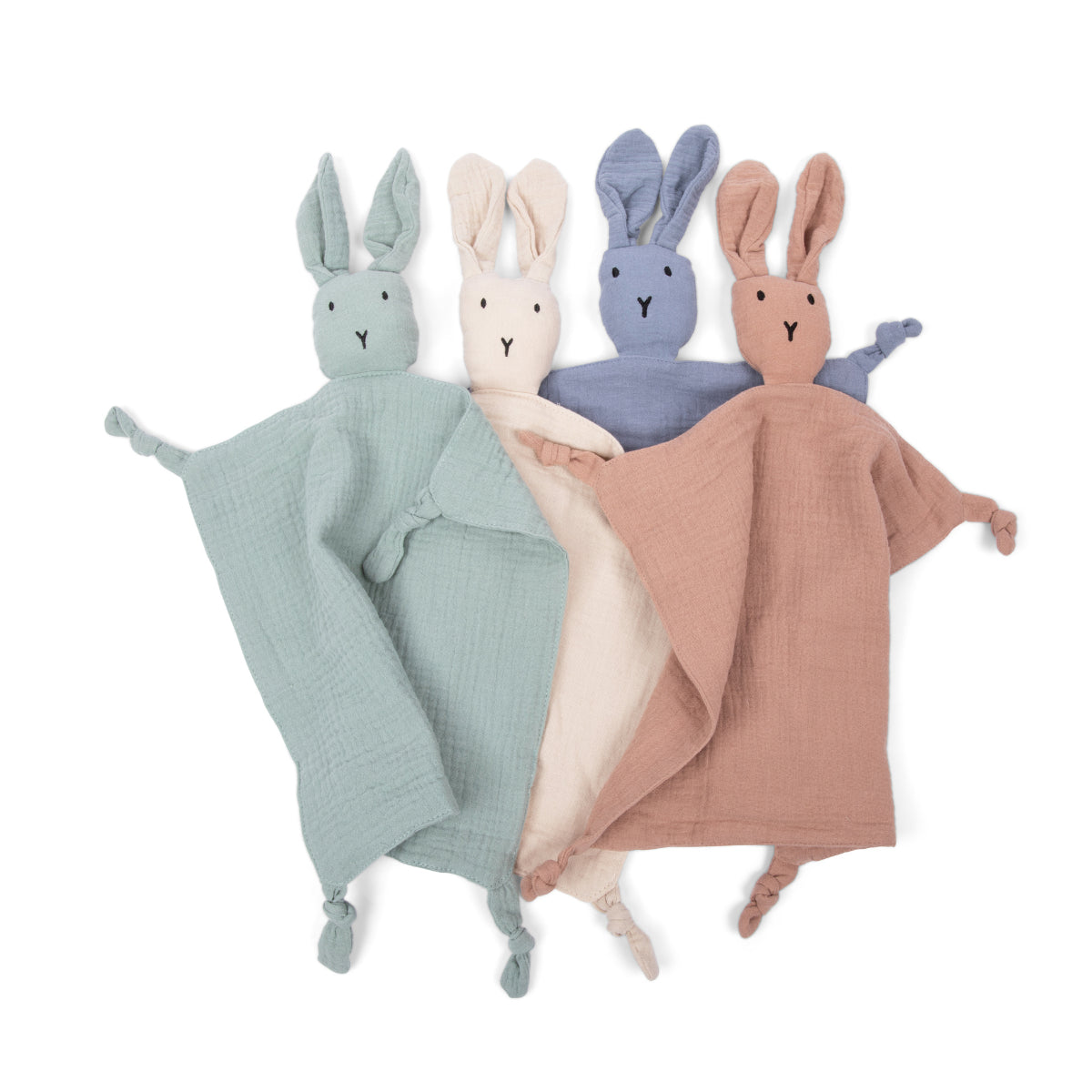 Bunny Lovey Blanket - Blue