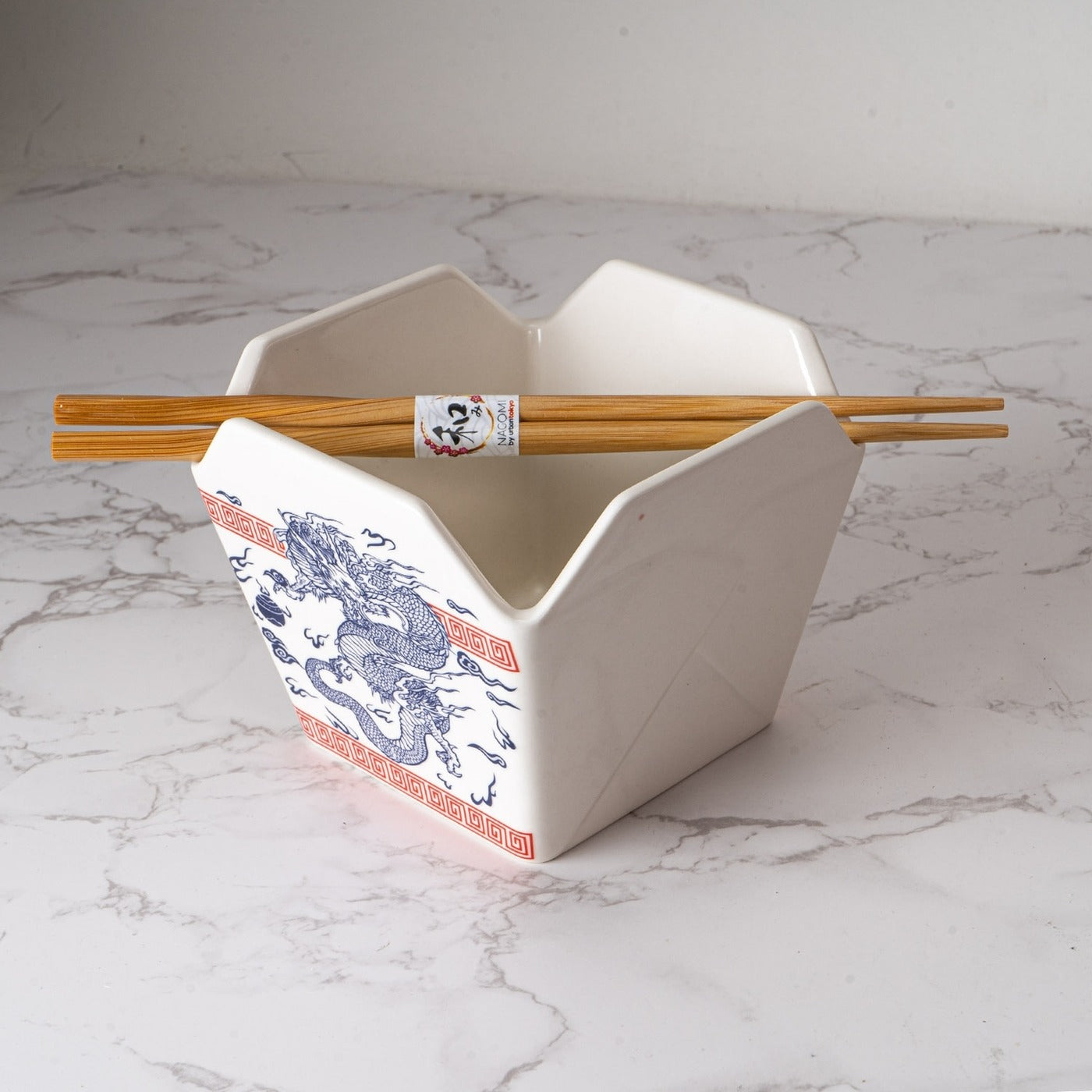 Takeout Box Serving Bowl With Chopsticks