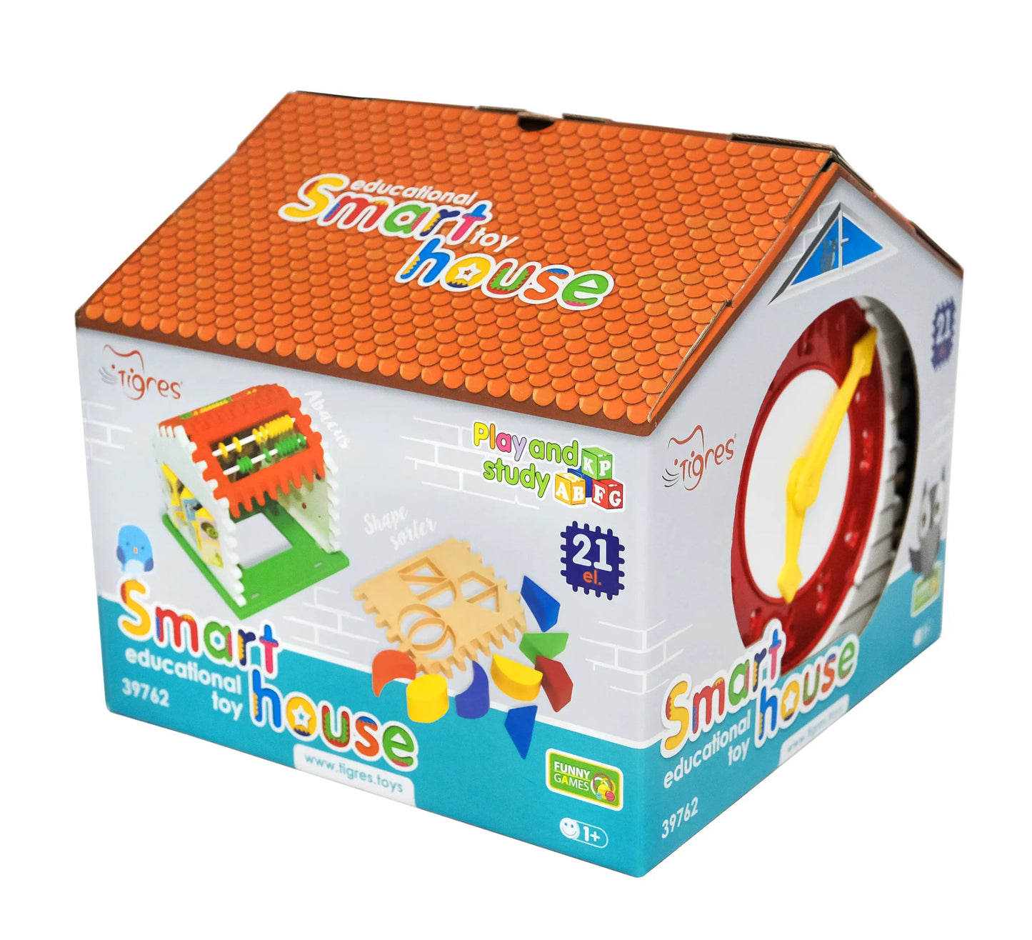 Toy Sorter Smart House 21 el in a Box