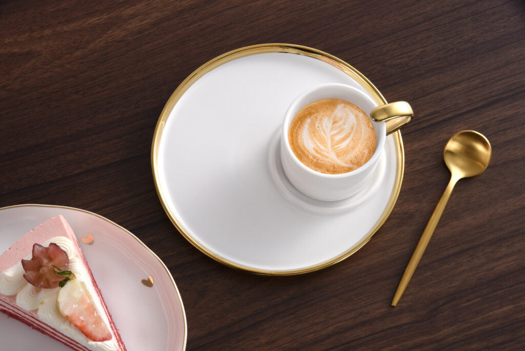 For Coffee Lovers - Espresso Cup and Plate