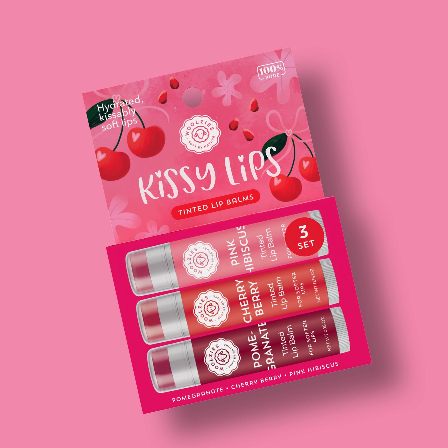 NEW Kissy Lips Tinted Lip Balm Trio