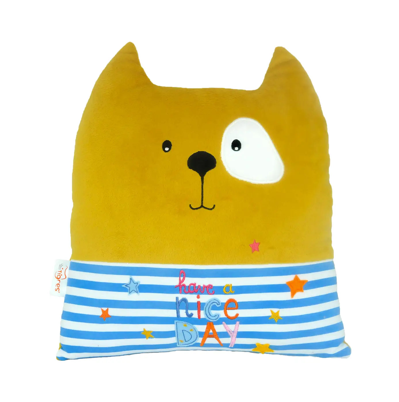 Animal Pillows, Decoration, Throw Pillows, Tigres - Cat "Have a Nice Day"