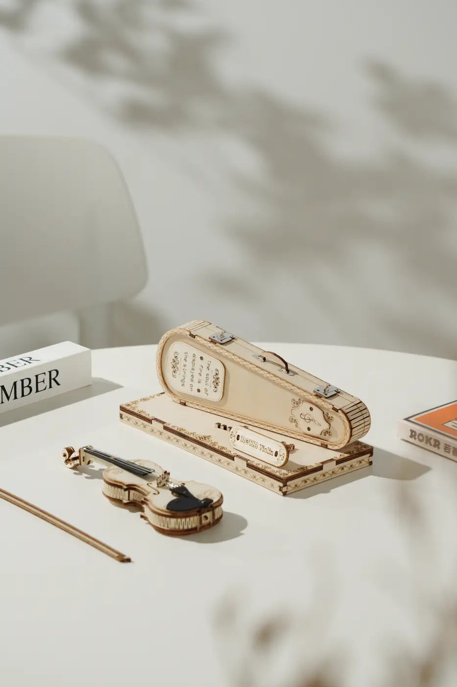 3D Laser Cut Wooden Puzzle - Violin Capricci