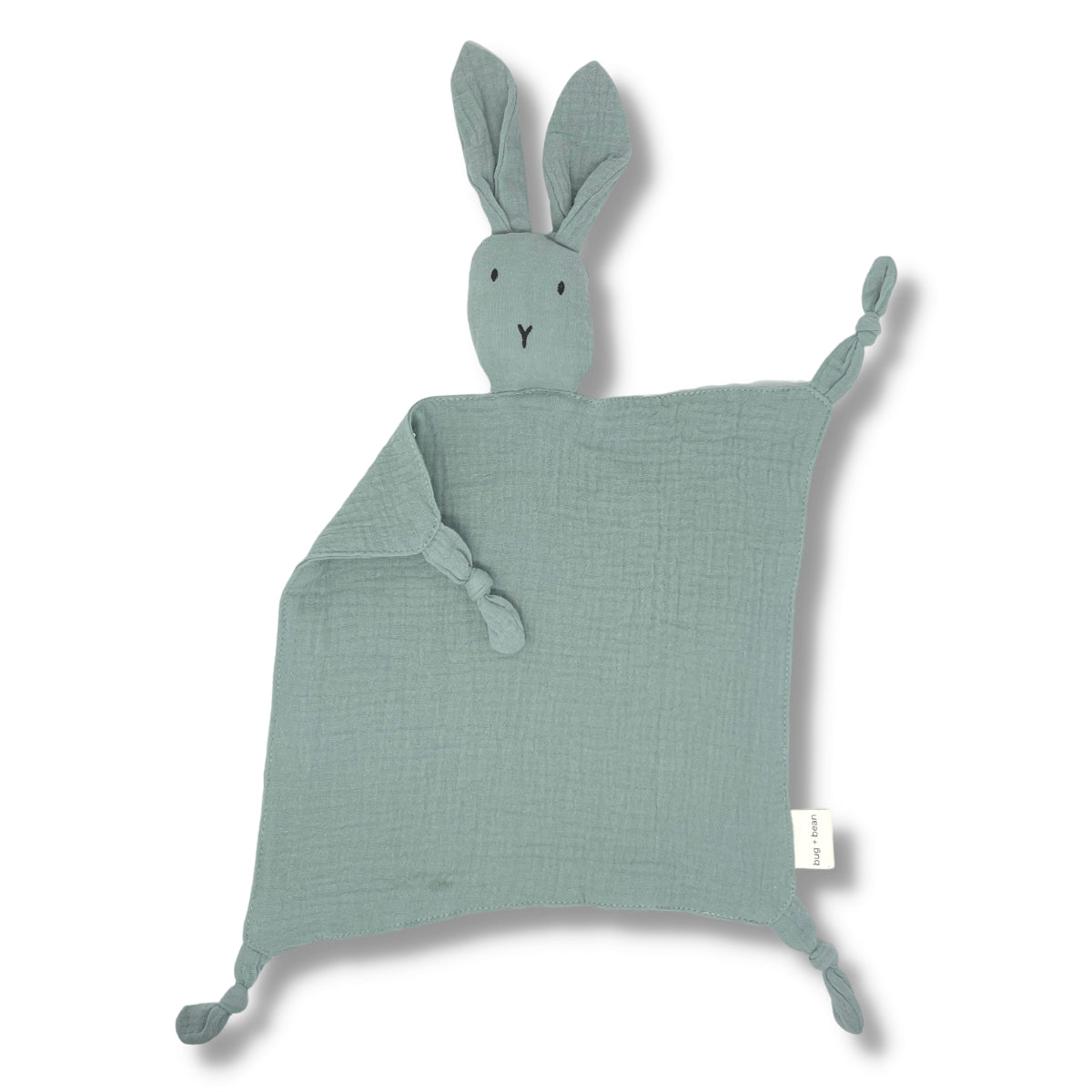 Bunny Lovey Blanket - Blue
