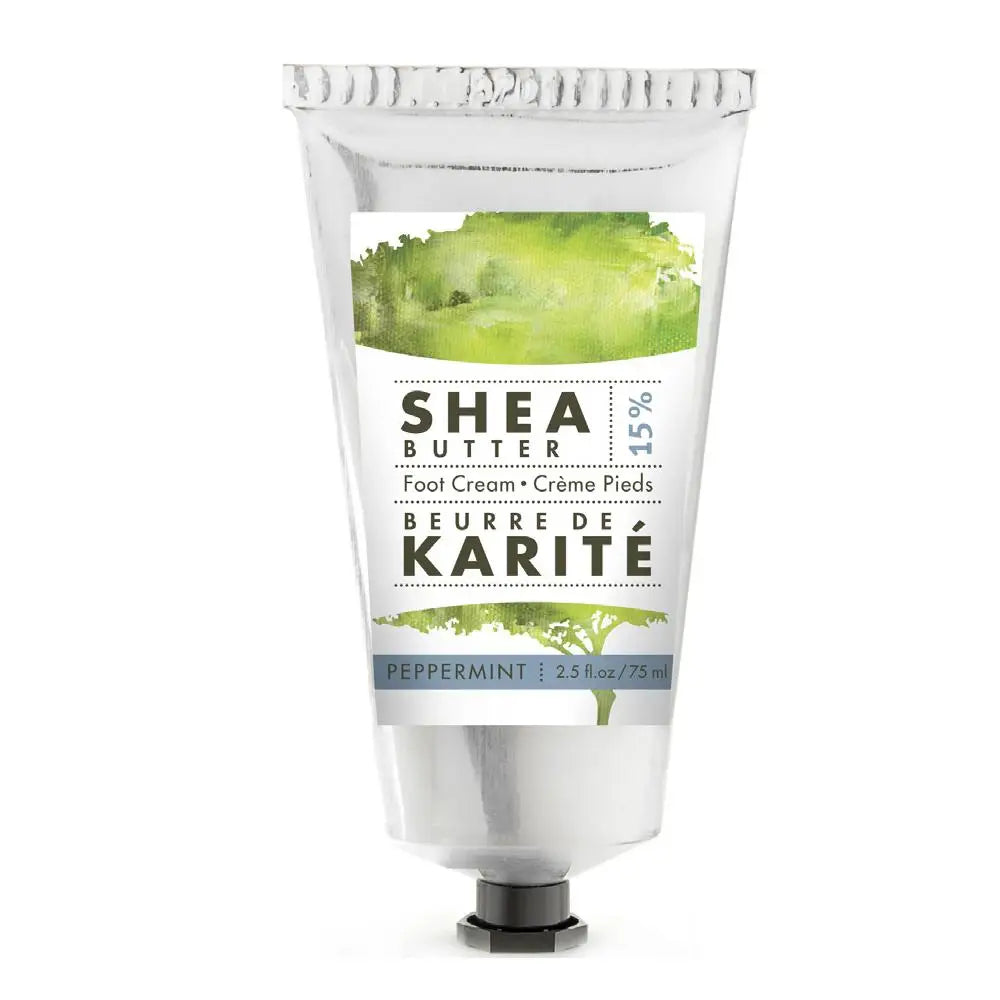 Peppermint 15% Shea Butter Dry Skin Foot Cream