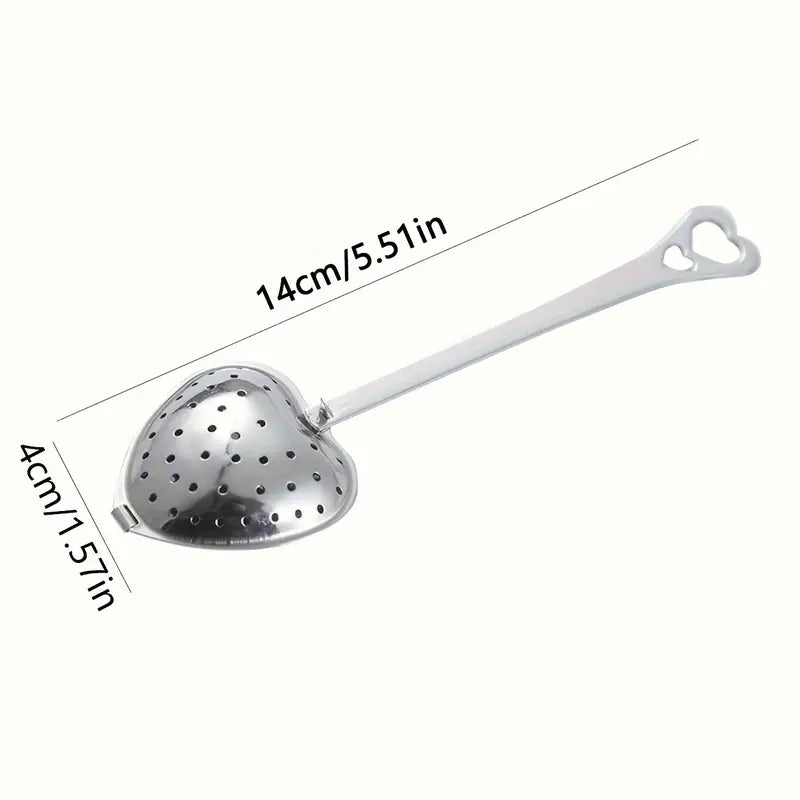 Heart-Shaped Stainless Steel Tea Infuser
