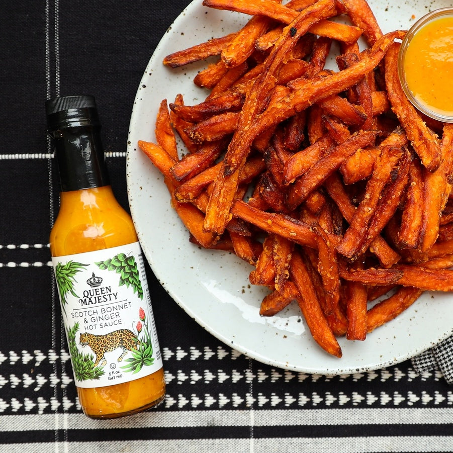 Queen Majesty Scotch Bonnet & Ginger Hot Sauce - 5oz