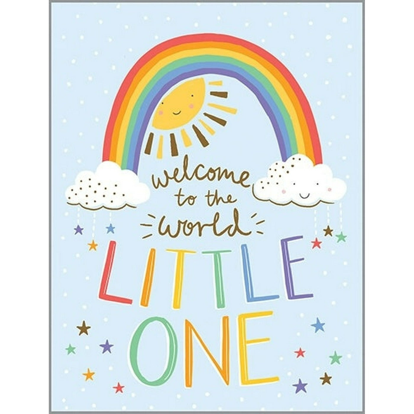 Baby Greeting Card - Baby Rainbow