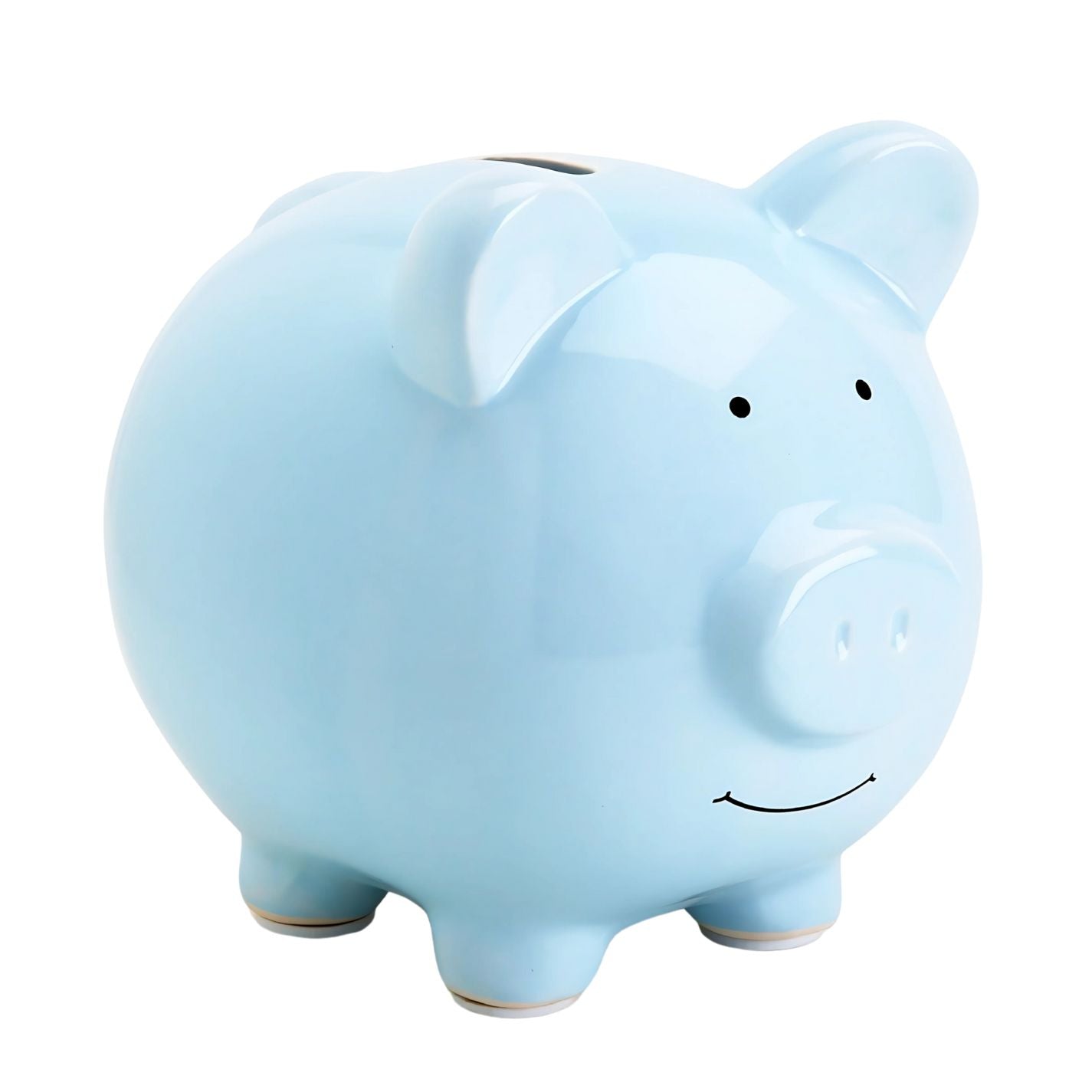 Ceramic Piggy Bank - Blue