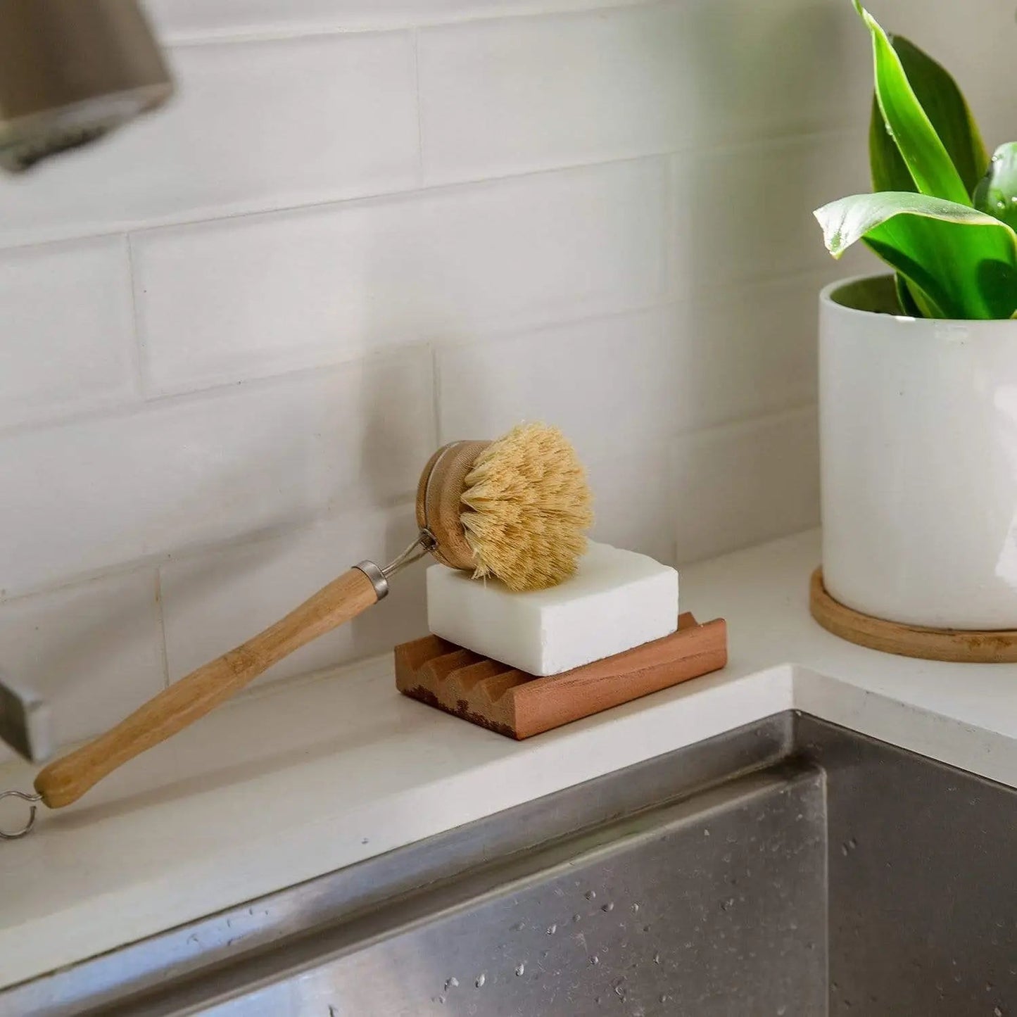 ZWS Long Handle Dish Brush | Brush With Head