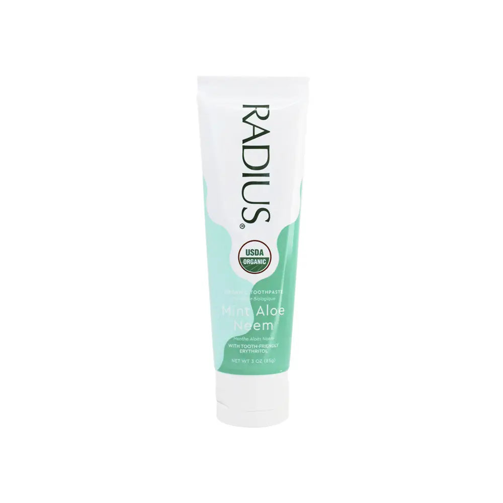 Radius USDA Organic Mint Aloe Neem Toothpaste - 3oz