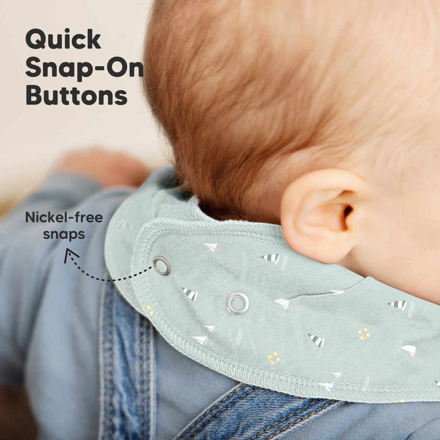 8-pack Baby Bandana Bibs for Boys and Girls - Vessels