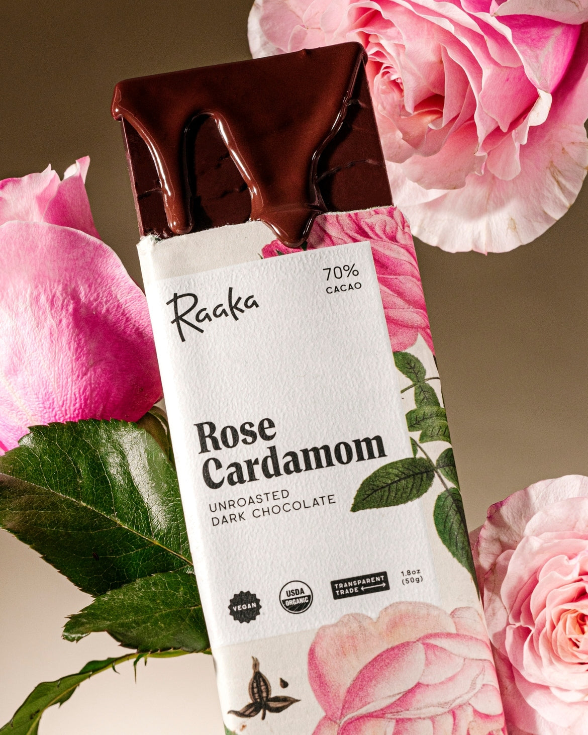 70% Rose Cardamom Bar