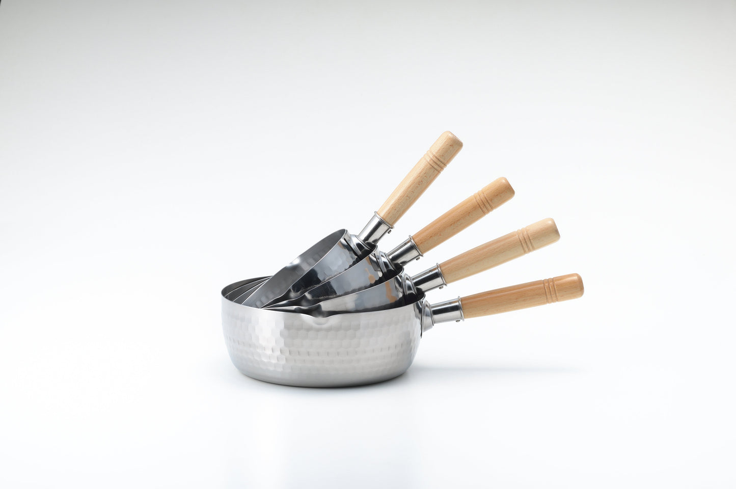 Yukihira Stainless Snow Flat Pot with Loop Handle, 24cm