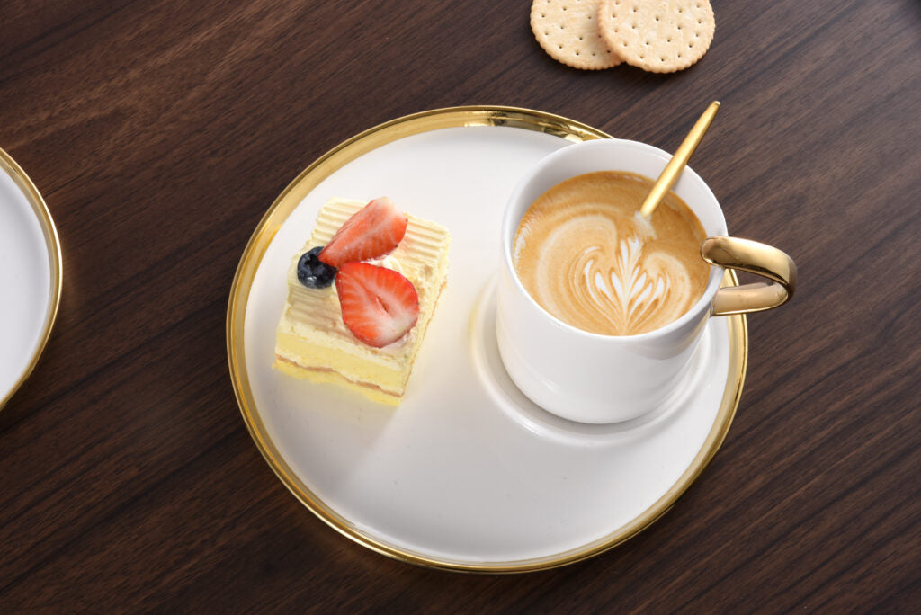 Pampa BayFor Coffee Lovers - Cappuccino Cup and Plate