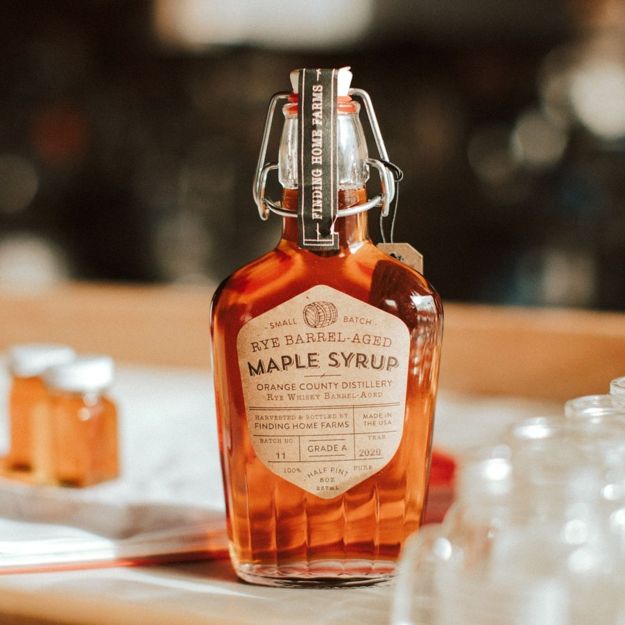 Rye Barrel-Aged Maple Syrup Swing Top Bottle