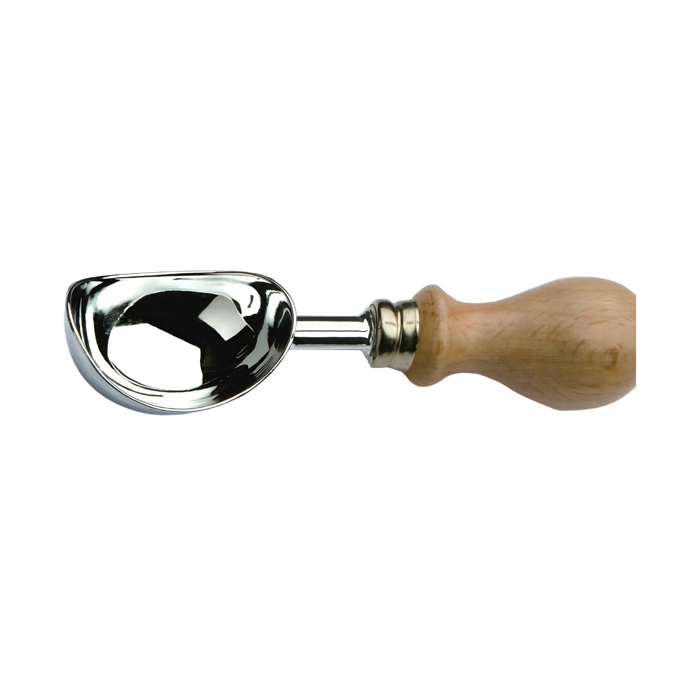 Stainless Steel Ice Cream Scoop with Wooden Handle