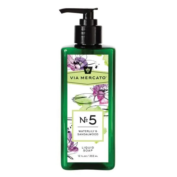 Liquid Hand Soap - Waterlily & Sandalwood