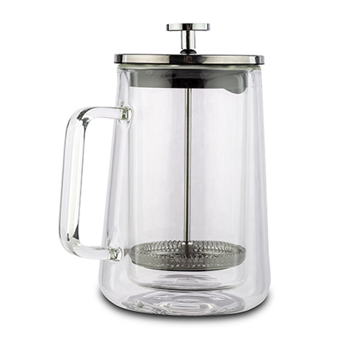 Double-wall glass tea and coffee maker "Acer" 600ml