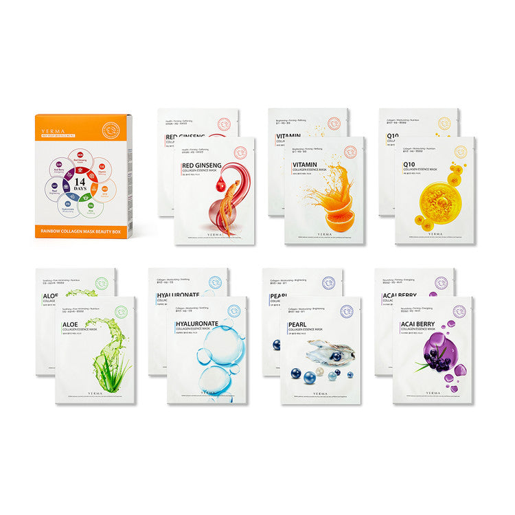 Yerma Rainbow Collagen Mask Beauty Box