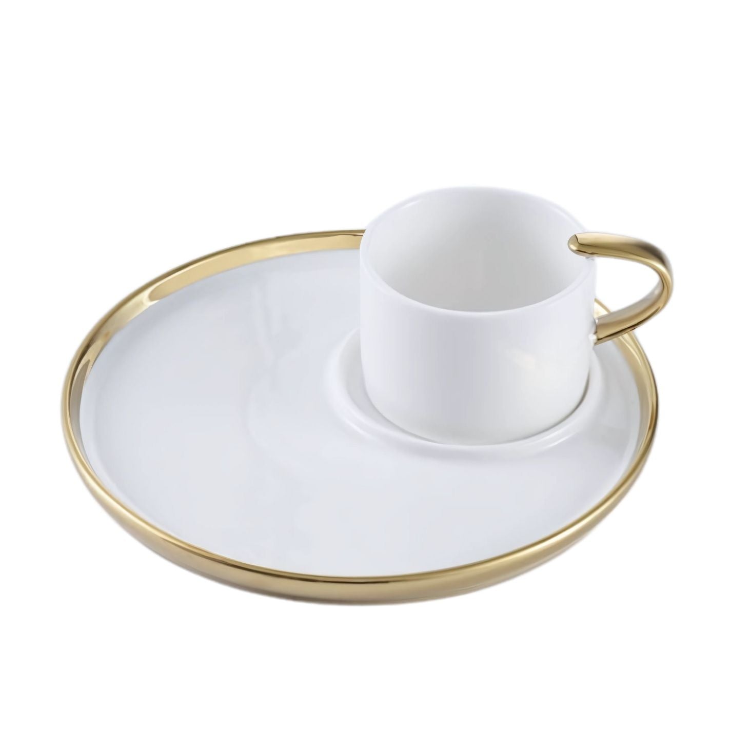 For Coffee Lovers - Espresso Cup and Plate