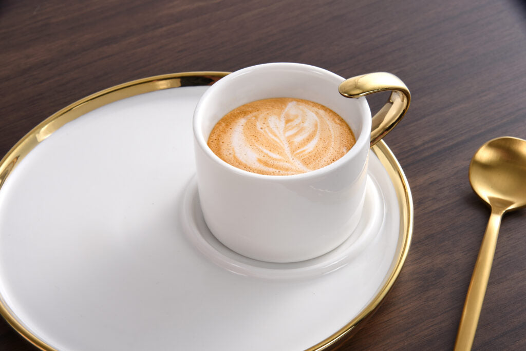 For Coffee Lovers - Espresso Cup and Plate