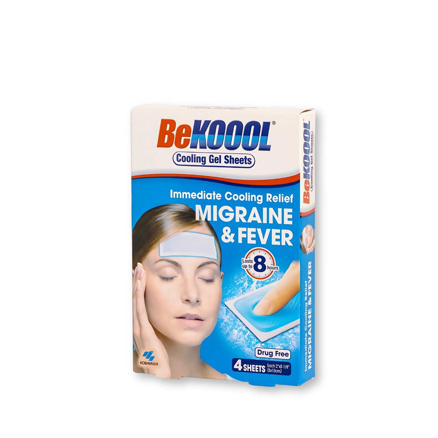 Kobayashi Hc Be Koool Soft Gel Sheets For Migraine 4sheets