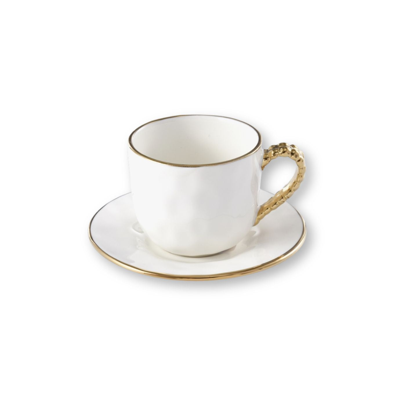 Golden Salerno Espresso Cup and Saucer