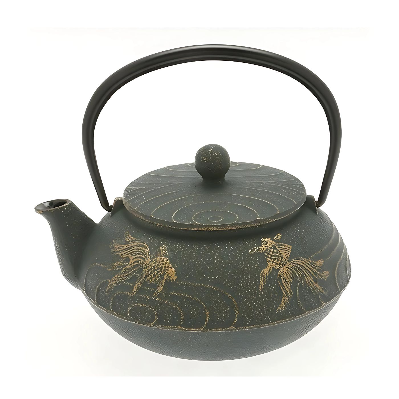 Iwachu Bronze Goldfish Cast Iron Teapot – Japanese Tetsubin 0.65L (22 oz)